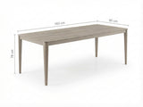 Belito Julia Garden Table | Sintered Stone Taupe | 160 x 90 cm | 4-6 Persons
