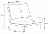Belito Julia Sectional Piece | 76 x 80 x 80 cm | Aluminium & Rope