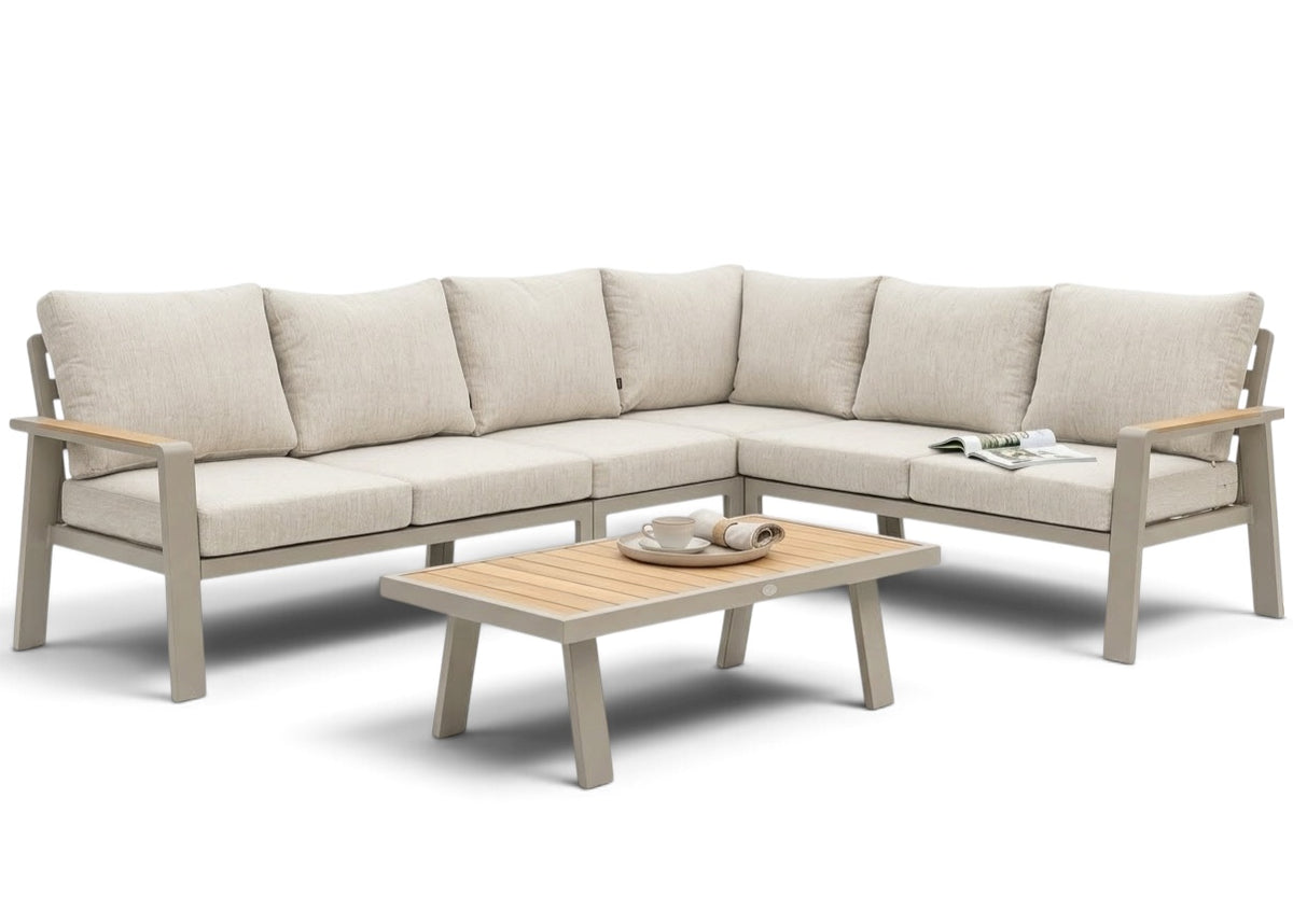 Lotte loungeset taupe 288 x 220 cm. nr1