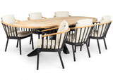 Oval Teak Garden Table 240x120cm - Belito Mees