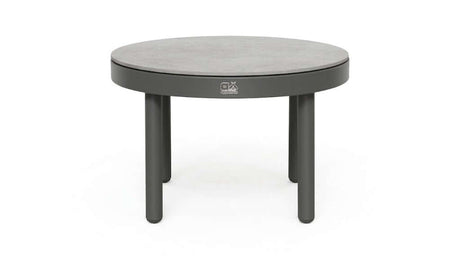 Apple Bee Maui Salontafel | Keramiek & Aluminium | Taupe | Ø60x31 cm