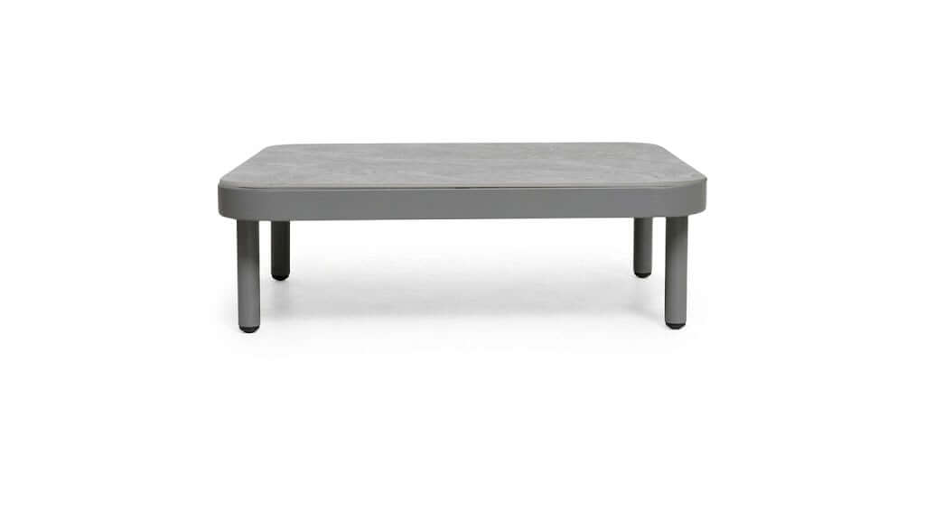 Apple Bee Maui Bijzettafel | Keramiek & Aluminium | Smoke Grey | 85x40x25 cm
