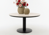 Apple Bee Melville tafel Ø140 cm in Black en Oyster