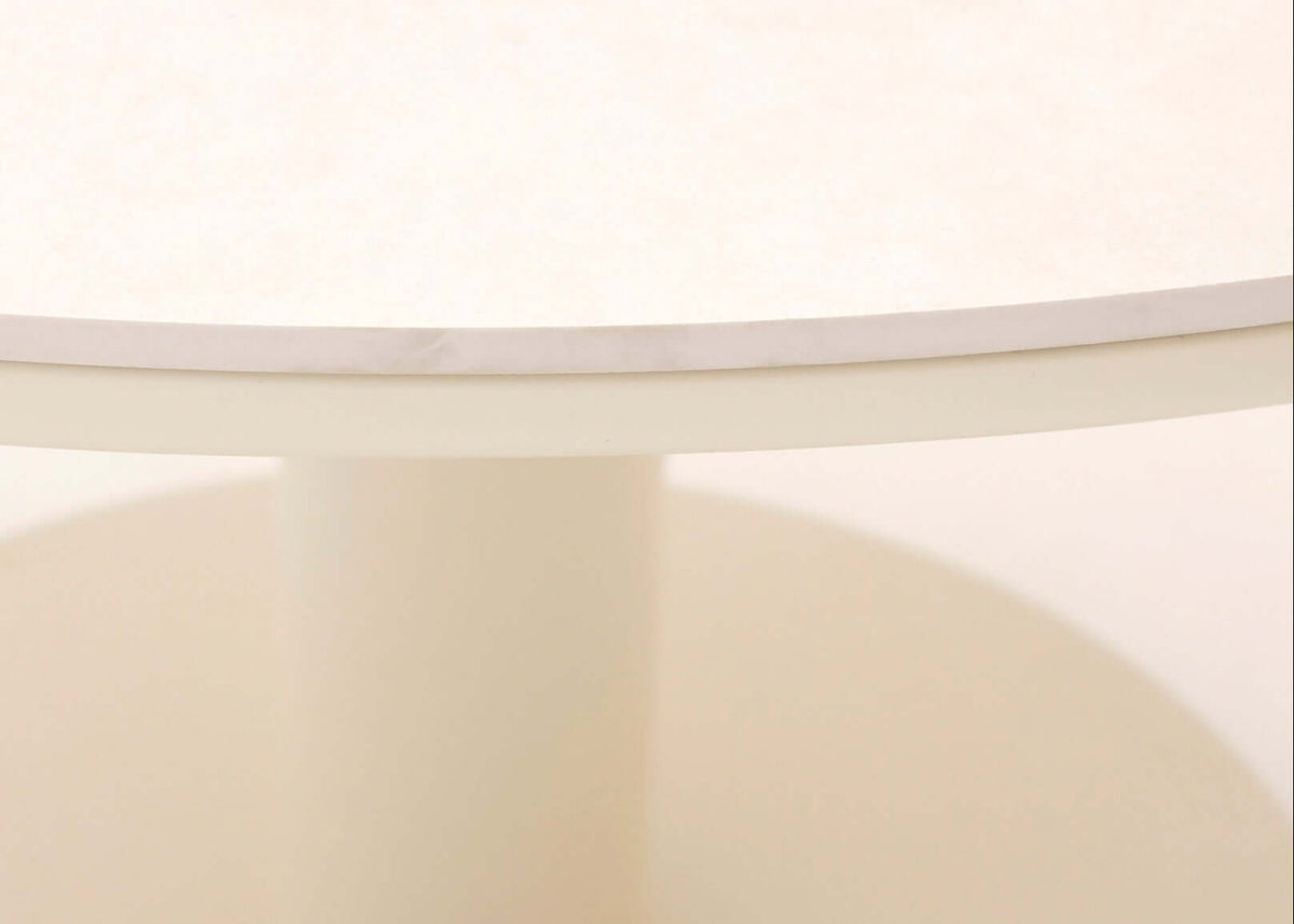 Apple Bee Melville tafel in Oyster, Sintered Stone tafelblad