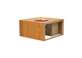 Easyfires Mida Fire Table 95 x 95 cm – Taupe - Including Glass Set