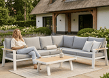 Belito Lotte Loungeset wit aluminium – detailweergave