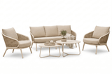 Apple Bee Pine Key Loungeset 5-delig Nr. 1 - Oyster