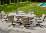 Apple Bee Camp Bay swivel dining stoel in Bronze