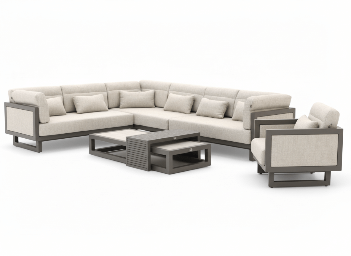 Santorini upholstered + stoel