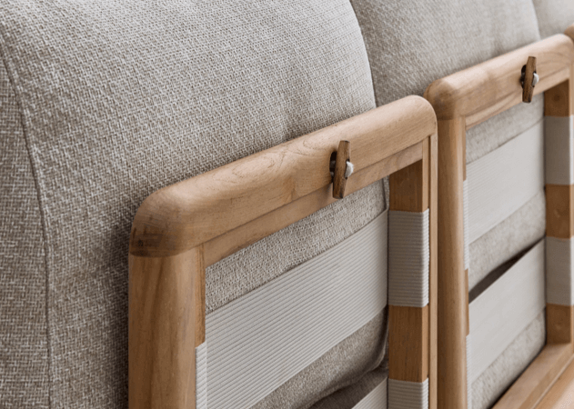 Apple Bee Sling Loungeset 4-delig Nr.2 Rechts Lang