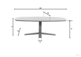 Zanzibar 220 cm tafel afmetingen