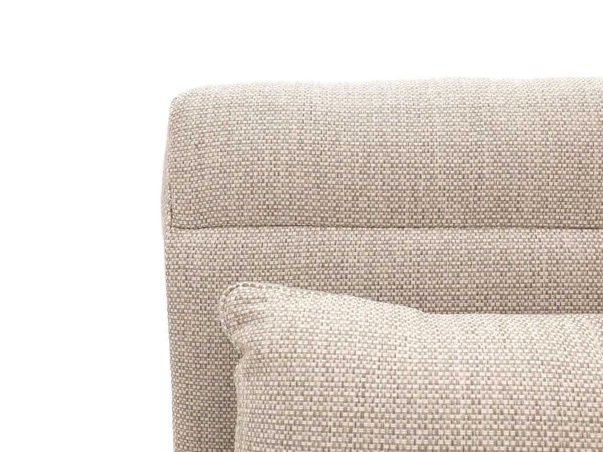 Detailfoto van de BEE WETT All-Weather kussens op de Apple Bee Santorini loungeset