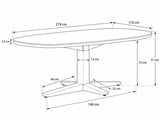 Apple Bee Milou & Zanzibar Tuinset | 220 cm | 7-delig | Black