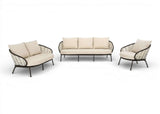 Apple Bee Pine Key Lounge Set 3-piece No. 4 - Bronze