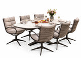 Apple Bee Zanzibar & Camp Bay Tuinset | 220 cm | 7-delig | Bronze