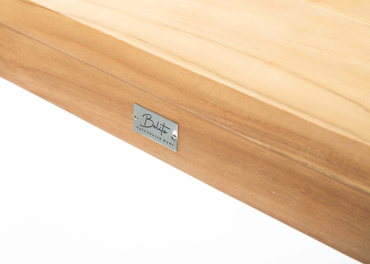 Belito® teakhouten dining tuintafel 240x100x76cm Belito